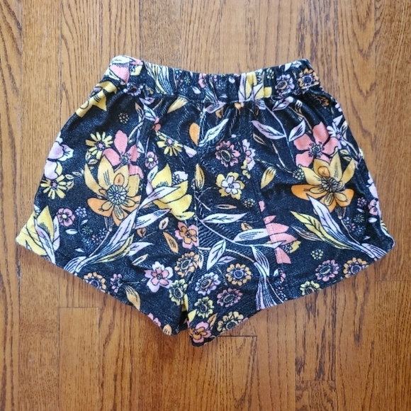 Free People - At First Sight Floral Print Terry Cloth Shorts - Picture 4 of 5